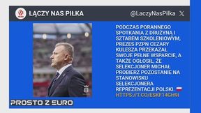 Prosto z Euro. "Sukces odtrąbiony". Ironiczny komentarz po komunikacie PZPN ws. Probierza