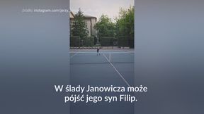 #dziejesiewsporcie Rośnie przyszły tenisista? To syn polskiego półfinalisty Wimbledonu