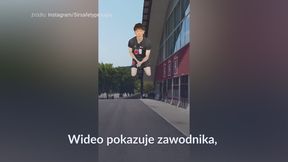 Muzyka z Harrego Pottera i miotła. Kabaret, jak przywitali gwiazdora [WIDEO]