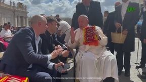 Ale historia! Papież Franciszek z szalikiem Jagiellonii Białystok