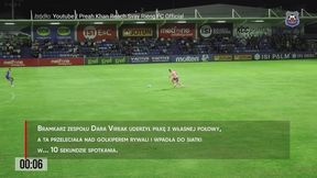#dziejesiewsporcie: Była 10. sekunda meczu. Niebywałe, co zrobił bramkarz