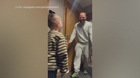 #dziejesiewsporcie: Błachowicz wrócił do domu. Reakcja jego syna łapie za serce