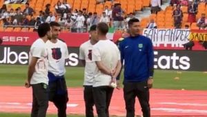 Lewandowski pojawił się na murawie. Spójrz, co działo się przed El Clasico