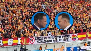 Taki baner wywiesili w Białymstoku. 10 słów