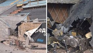 Rosjanie nocą uderzyli na Kijów. Pokazała zniszczenia na stadionie