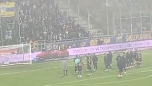 Sceny po meczu Lecha Poznań. Kibice mieli dość