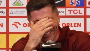 Po tym pytaniu Lewandowski nie mógł się powstrzymać. "Przepraszam"