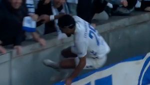 Strzelił gola i wpadł do rowu. Niemcy najedli się strachu [WIDEO]