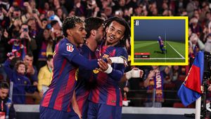 Barcelona już cieszyła się z gola. I nagle ta grafika. Ależ pech