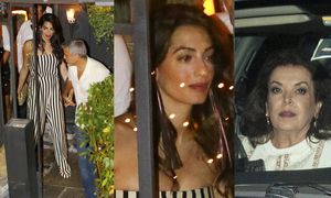 George i Amal pierwszy raz po narodzinach bliźniąt