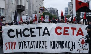 Tysiące osób protestuje przeciwko CETA