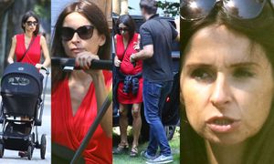 Marta Kaczyńska na pierwszym spacerze z dzieckiem