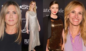 Jennifer Aniston, Rosie Huntington-Whiteley, Miranda Kerr i Julia Roberts