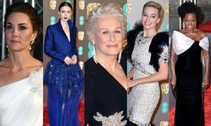 BAFTA 2019: anielska księżna Kate, elegancka Glenn Close, ekstrawagancka Margot Robbie