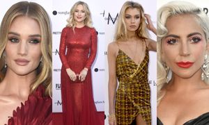 Rosie Huntington-Whiteley, Kate Hudson, Stella Maxwell i Lady Gaga