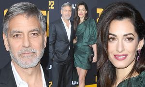 George i Amal Clooneyowie pozują w duecie na premierze serialu