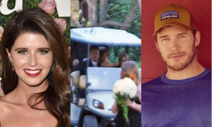 Córka Arnolda Schwarzeneggera i Chris Pratt wzięli ślub! Suknię panny młodej zaprojektował Giorgio Armani