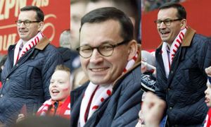 Mateusz Morawiecki zabrał syna i jego kolegów na mecz! (ZDJĘCIA)