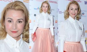 Dawno niewidziana Joanna Brodzik powraca w tiulowej spódnicy