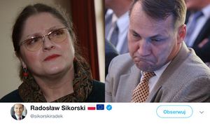Poirytowany Radosław Sikorski czule pozdrawia Krystynę Pawłowicz: "BUJAJ SIĘ, WARIATKO"