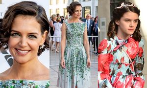 Elegancka Katie Holmes zabrała Suri na balet