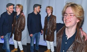 Bartłomiej Topa lansuje 15-letniego syna na premierze w Teatrze Imka (ZDJĘCIA)