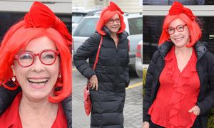 Małgorzata Potocka "bawi się modą" na "obiedzie z gwiazdami"