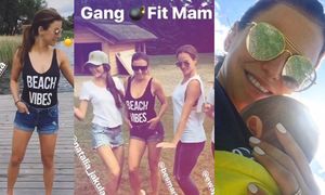 Lewandowska z koleżankami w willi na Mazurach: "Gang Fit Mam!" (FOTO)