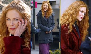 Rudowłosa Nicole Kidman zachwyca na planie nowego filmu
