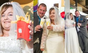 Tak wyglądało pierwsze brytyjskie wesele w... McDonaldzie! (ZDJĘCIA)