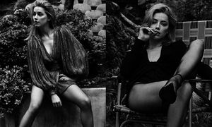 Kusząca Amber Heard przybiera seksowne pozy w sesji dla "Harper's Bazaar"