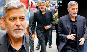57-letni George Clooney wypełnia służbowe obowiązki w Nowym Jorku