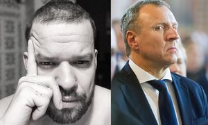Piróg tłumaczy się z pokazania "faka" TVP: "Każdy w wolnym kraju może robić co chce"
