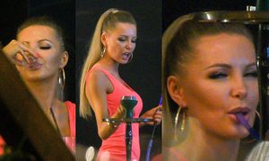 Roxi Gąska imprezuje bez Rozenka: wódka, fajka wodna i koledzy (FOTO)