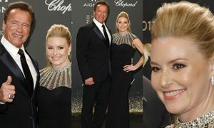70-letni Arnold Schwarzenegger i jego 27 LAT MŁODSZA dziewczyna pozują na ściance (ZDJĘCIA)