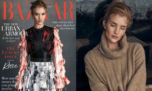 Rosie Huntington-Whiteley w "dojrzałej" sesji na plaży