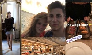 Wystrojona Pola Lis poszła z chłopakiem na romantyczną randkę w Manchesterze! (FOTO)