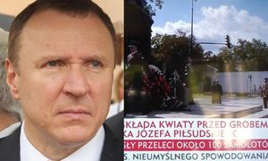 TVP Info pomyliła pomnik Piłsudskiego z... GROBEM! "Jacku Kurski, ogarnij tych matołów od pasków!"