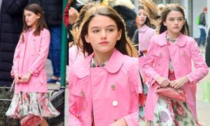 12-letnia Suri Cruise upodabnia się do mamy na spacerze z bogatymi koleżankami