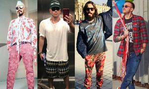 Wzorzyste stylizacje celebrytów – jak łączą printy?