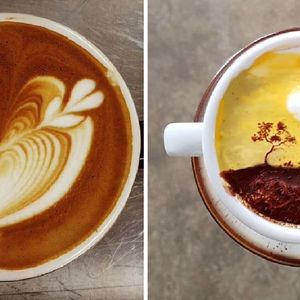 19 niezwykłych „obrazków”, które powstały podczas przygotowywania porannej kawy