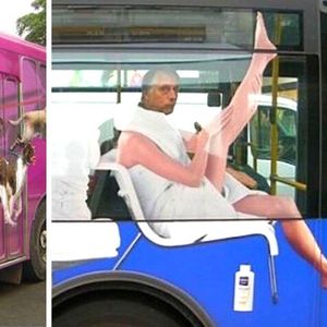 15 niebanalnych reklam na autobusach. Ich projektanci wykazali się wyjątkową pomysłowością