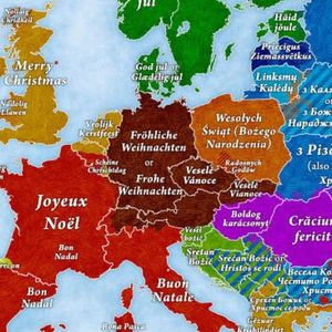 Jak Europejczycy mówią „Wesołych Świąt”? Mapa, która ukazuje różnorodność świątecznych życzeń!