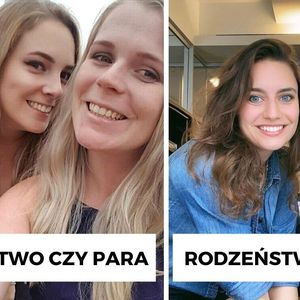 20 zdjęć, z których odgadnięcie, czy to rodzeństwo czy para, jest ciekawym wyzwaniem