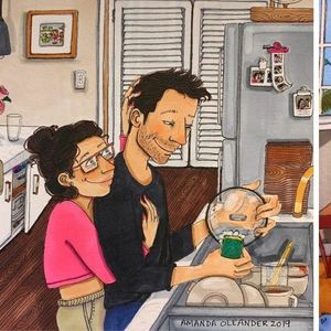 21 ciepłych i emocjonalnych grafik pokazujących jak wygląda życie rodzinne za zamkniętymi drzwiami