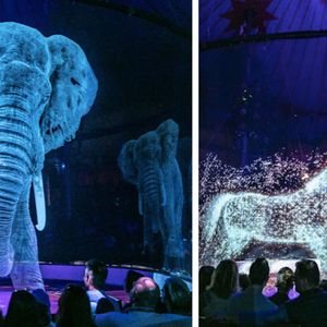 Ten cyrk używa hologramów aby nie męczyć prawdziwych zwierząt
