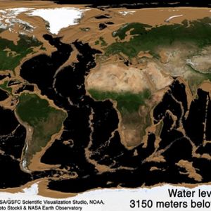 Jak wyglądałby świat bez wody? Genialna animacja ukazuje, co skrywa się pod powierzchnią oceanów