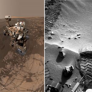 Najciekawsze zdjęcia uchwycone przez łazik Curiosity na powierzchni Czerwonej Planety