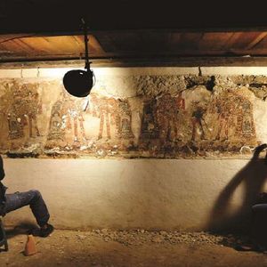 XV-wieczny mural namalowany przez Majów został odkryty podczas remontu domu