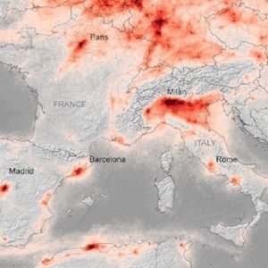 Mapa zanieczyszczeń pozwala prześledzić różnice w jakości powietrza podczas pandemii koronawirusa